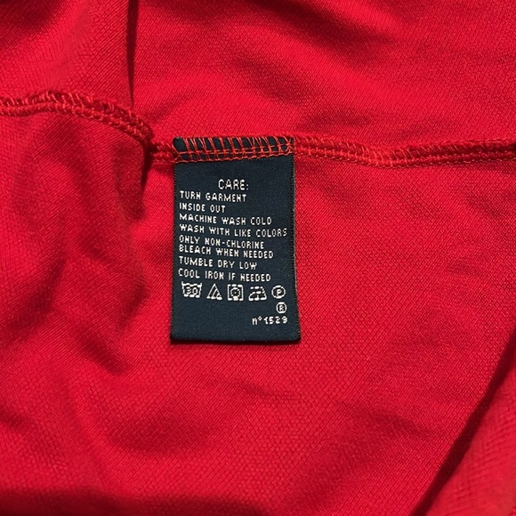 Polo Ralph Lauren Red Big Pony Polo Dress Size Medium - Picture 5 of 10